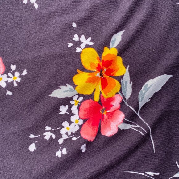 Cuddl Duds Floral Capri Pajama Pants Soft Cottagecore Pockets Loungewear Sz XL - Picture 7 of 11